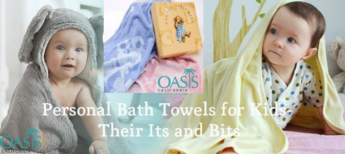 Personal Bath Towels for Kids - Their Its and Bits