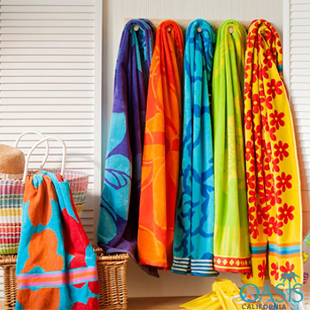 Bright Colored Beach Towels Manufacturer