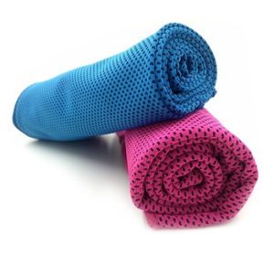 Wholesale Pink and Blue Perforated Cooling Towel Manufacturer