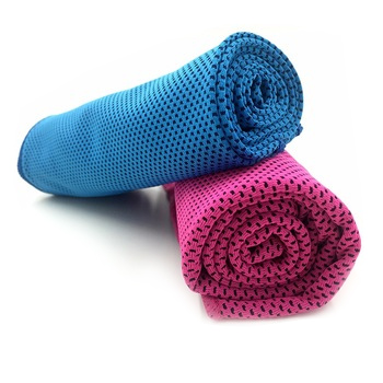 Wholesale Pink and Blue Perforated Cooling Towel Manufacturer