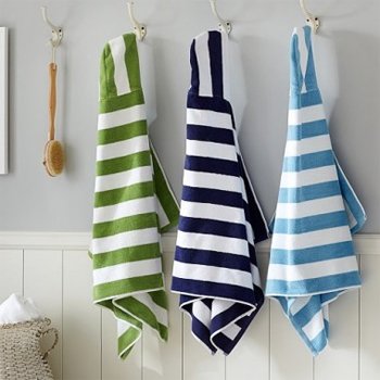 Wholesale Attractive Bold Stripe Bath Towels Manufacturers and Supplier