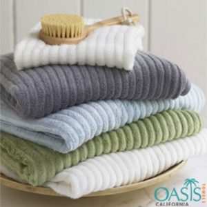 Wholesale Soft Color Combed Weave Bath Towels Manufacturer