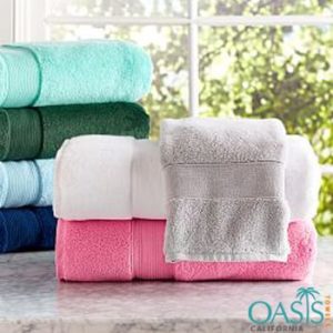 Wholesale Soft Textured Color Block Bath Towel Set Manufacturer