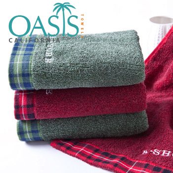 Wholesale Checked Border Towels Manufacturer