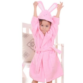 Wholesale Baby Pink Bathrobes for Kids