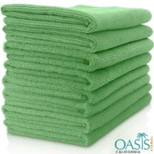 Wholesale Green Microfiber Towels Manufacturer
