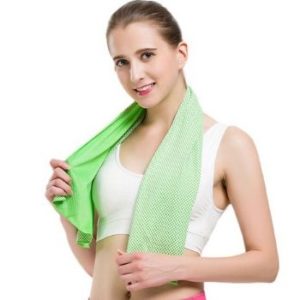 Wholesale Neon Green Sports Cooling Towels
