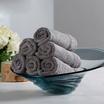 Wholesale Grey Luxury Towel Set Manufacturer