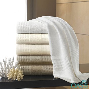 Wholesale Pin Grain Designer Hotel Towels Manufacturer
