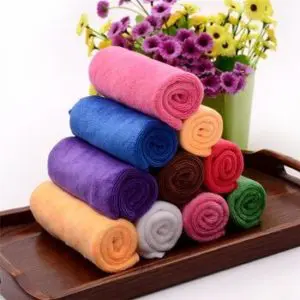 Wholesale Multicolored Bright Microfiber Towels