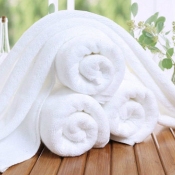 Wholesale Pearl White Custom Towels Manufacturer