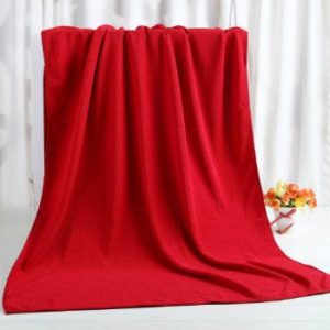 Wholesale Scarlet Red Custom Towel Manufacturer