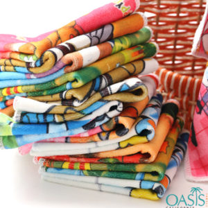 Wholesale Vibrant Cartoon Print Wholesale Sublimation Towels Manufacturer