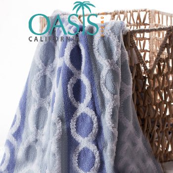 Wholesale Velvet Chain in Blue Towels Manufacturer