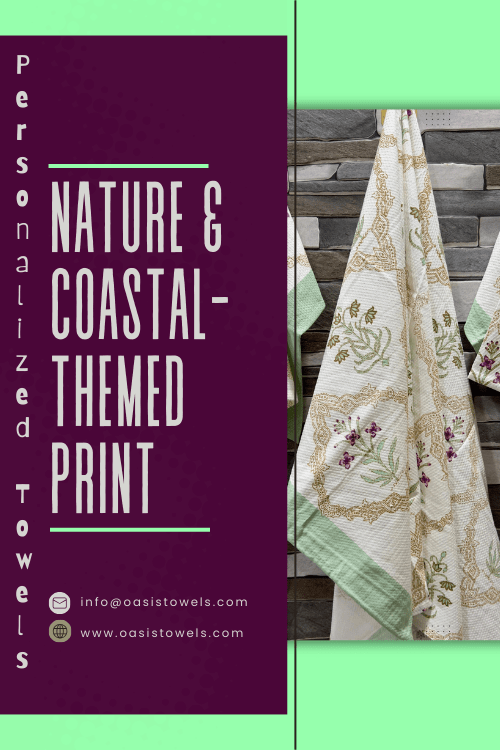 nature printed towels