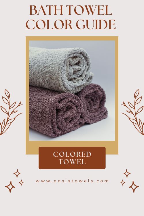Colored Bath Towels
