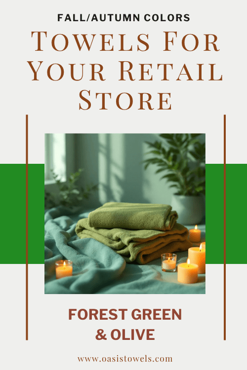 Custom Fall-Themed Towels for Retail Stores