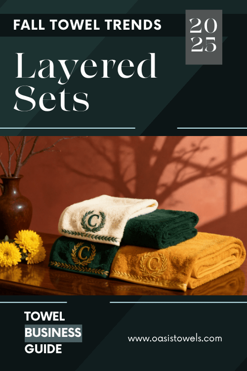 layered towel sets for fall