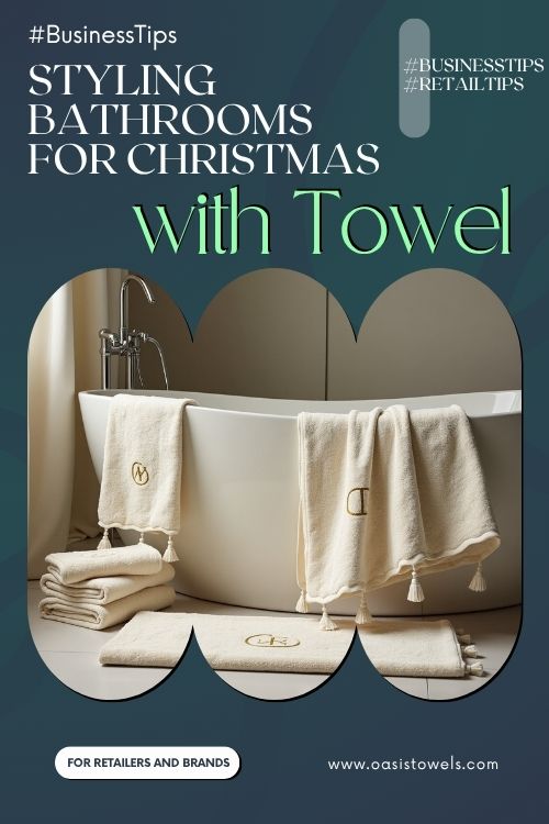 christmas bath towels