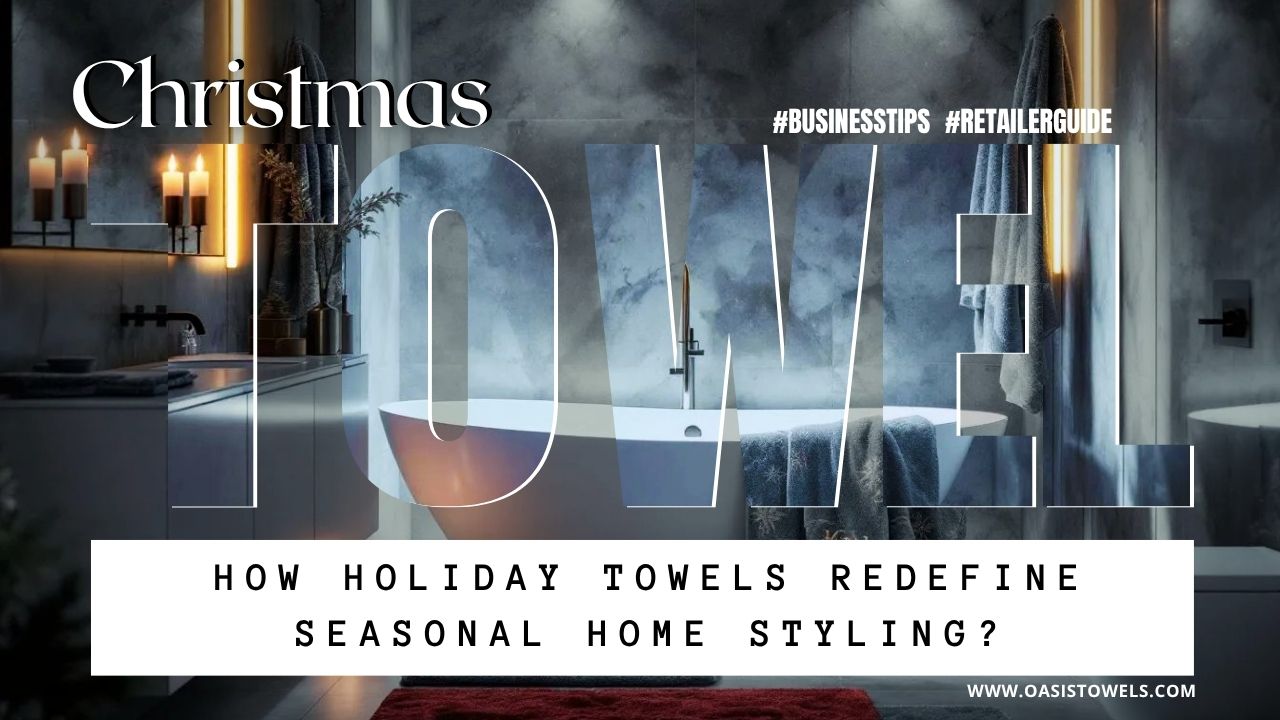 personalized christmas towels