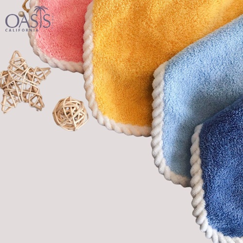 Coral Velvet Fingertip Towels Manufacturer
