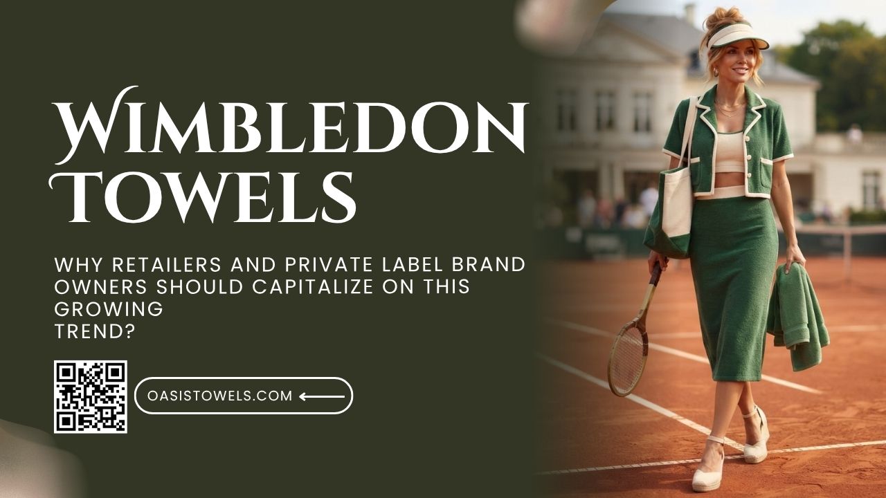 Wimbledon-style custom towels