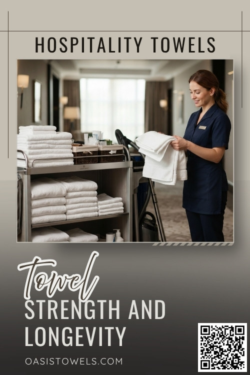 Durable hospitality towels designed for frequent commercial washing Durable hospitality towels designed for frequent commercial washing