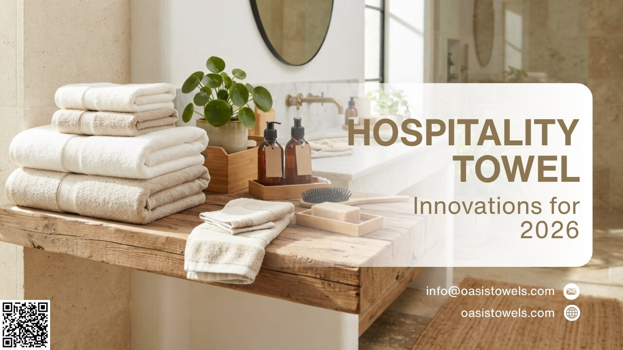 Modern hospitality towels