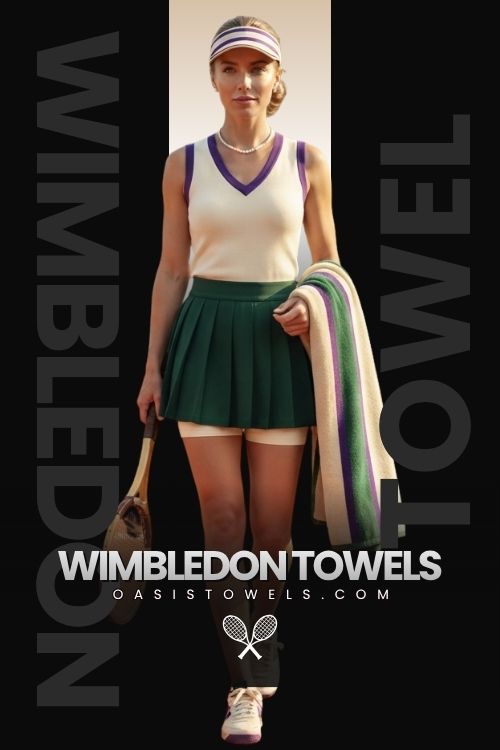 Wimbledon towel color options Wimbledon towel color options