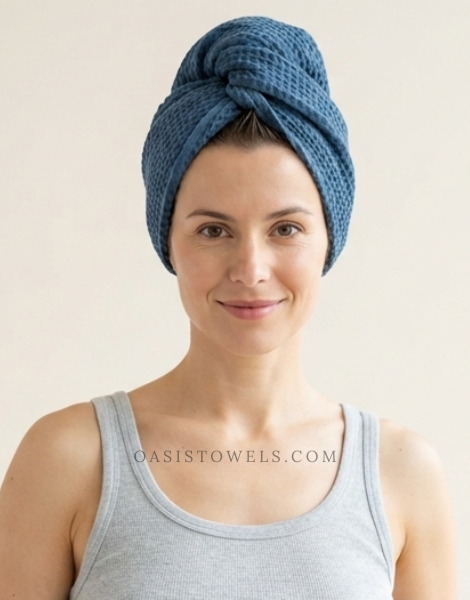 waffle hair towel manufacturer
