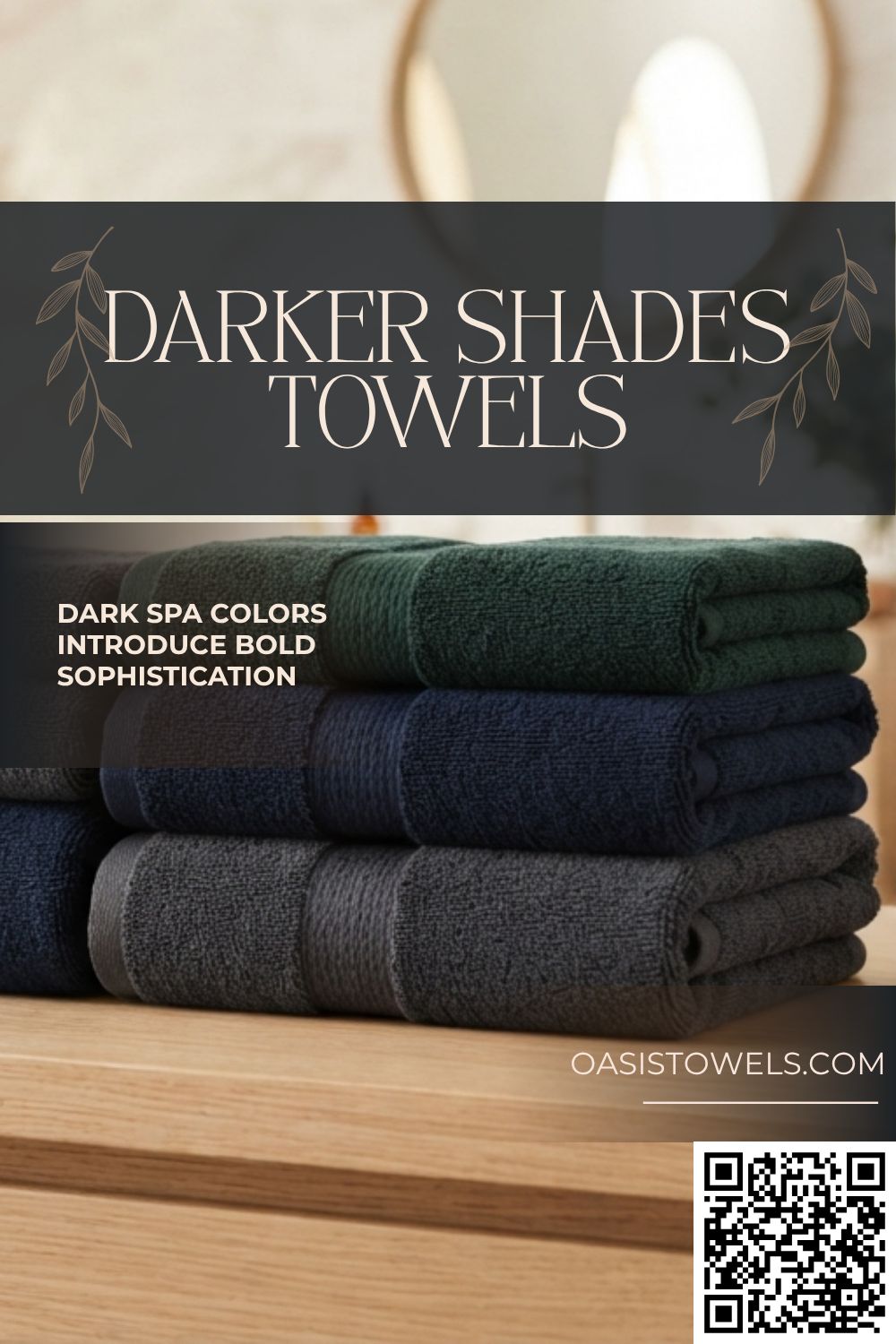 Dark spa hand towels Dark spa hand towels