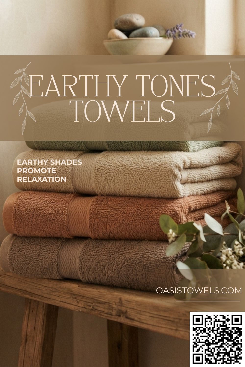 Earthy tone hand towels Earthy tone hand towels