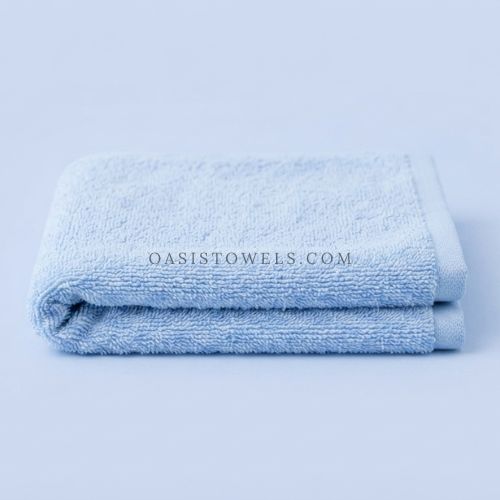 Custom Powder Blue Hand Towel powder blue hand towel supplier