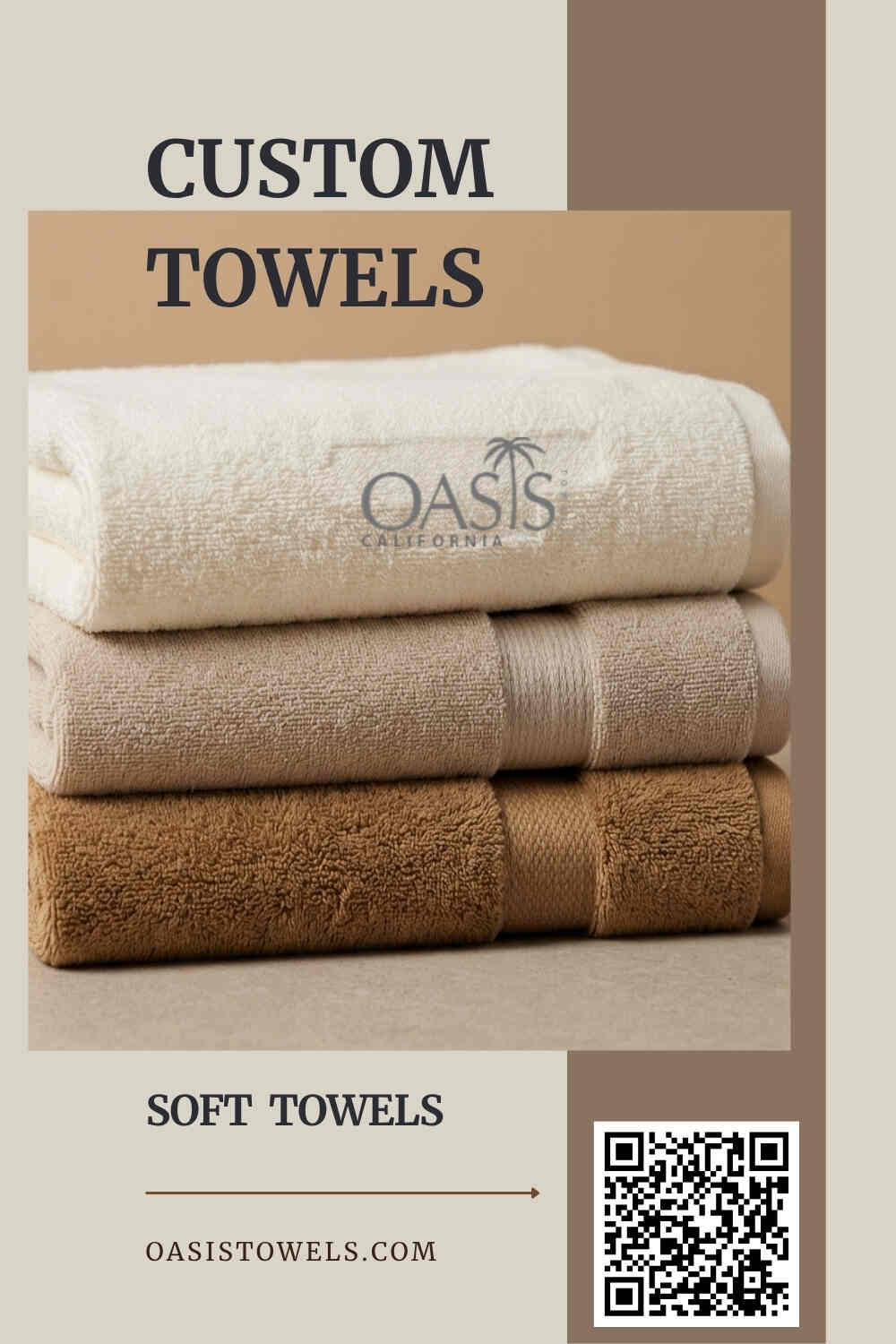 Custom towels with refined textures and finishes Custom towels with refined textures and finishes