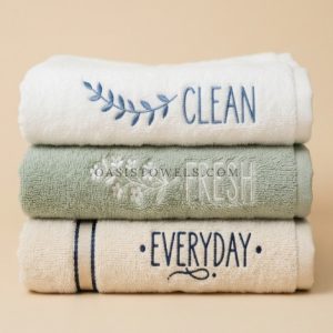 everyday embroidered towel supplier