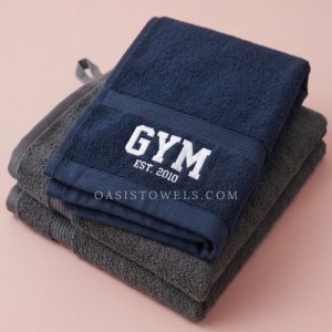 gym embroidered towel supplier