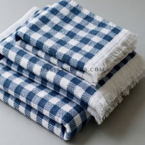 gingham jacquard towels manufacturer