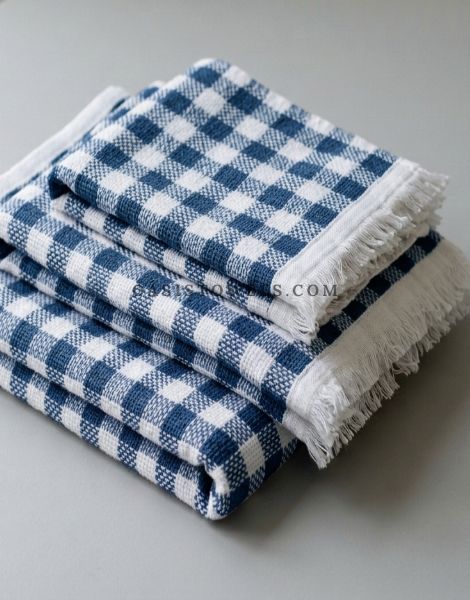 gingham jacquard towels manufacturer