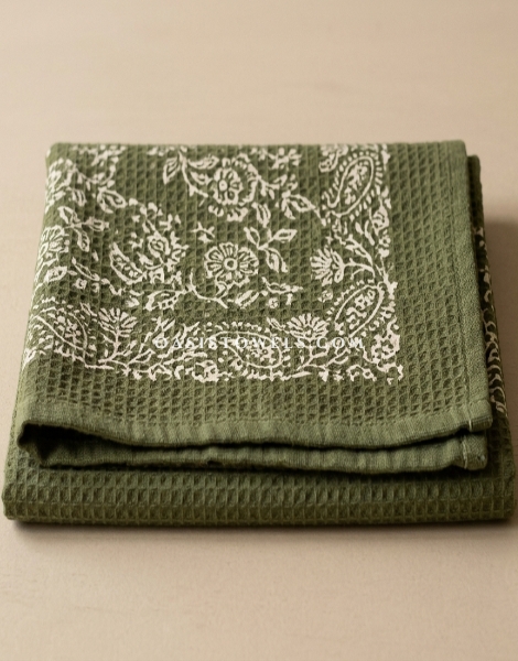 handblock printed towels manufacturer