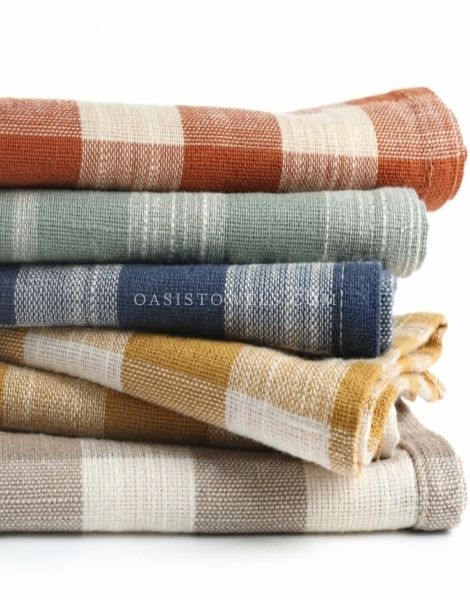 woven gingham towels manufacturer