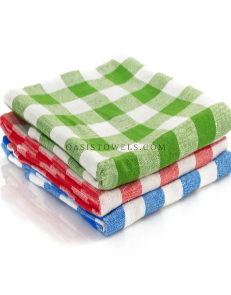 gingham kitchen towels supplier