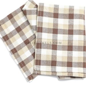 neutral gingham towels supplier