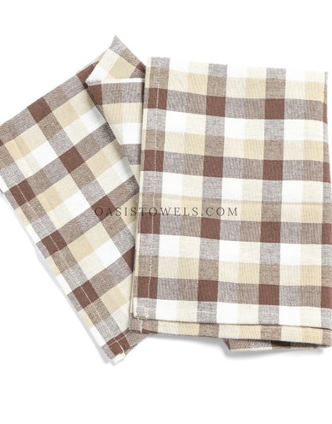 neutral gingham towels supplier